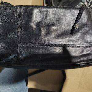 Black Leather Men's Bag
